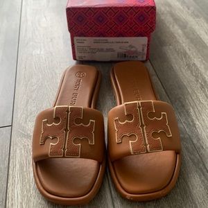 Tory Burch Women Double T Sport Slide / 7.5